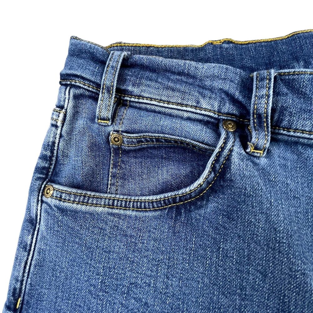 Tecovas Slim Straight Jeans Mens 32x32 Blue Denim Western Cowboy Stretch Comfort - Picture 3 of 14